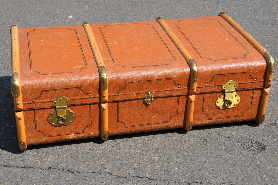 Vintage Trunk Restoration Hardware Style