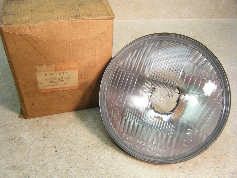   700 7 Headlight Headlamp Lens Triumph T160 Norton Commando 54522680