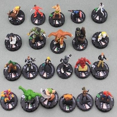 LOT 22 PCS Marvel Heroclix NO CARD SUPER RARE SERIES CAPTAIN AMERICA 