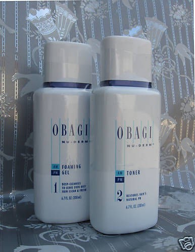 OBAGI NU DERM FOAMING GEL & TONER NEW & SEALED.