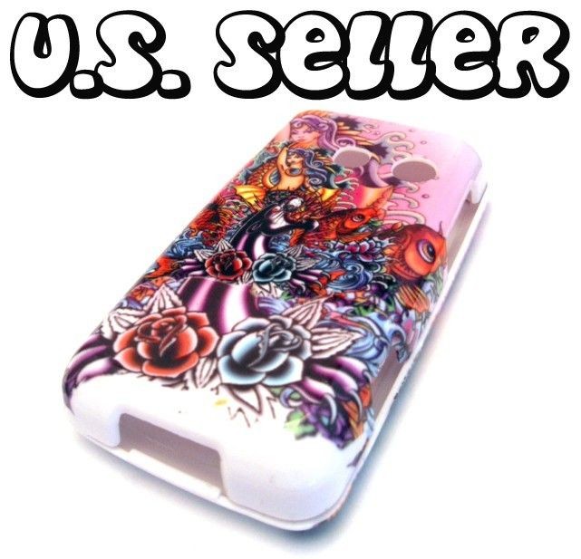 LG 511c STRAIGHT TALK Case Skin Cover Design Koi Fish Tattoo Lotus 