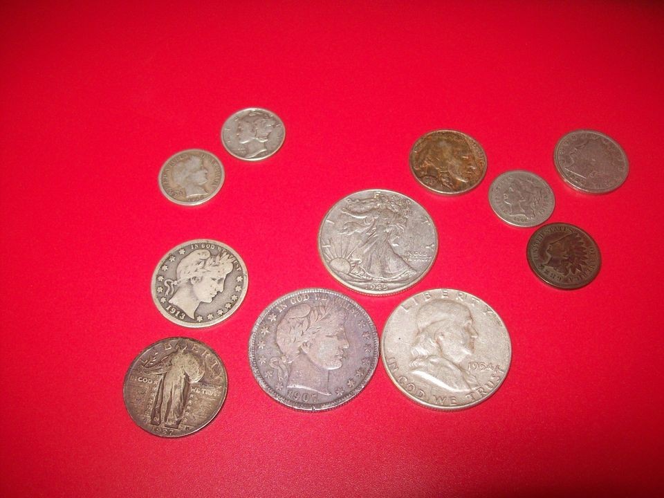 OLD MIXED COIN LOT Mostly Silver also buffalo, 3 cent, GREAT GIFT free 