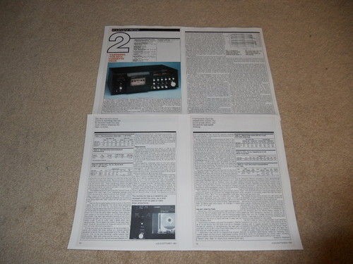 Tandberg TCD 3014 Cassette Review, 4 pg,1984,Full Test