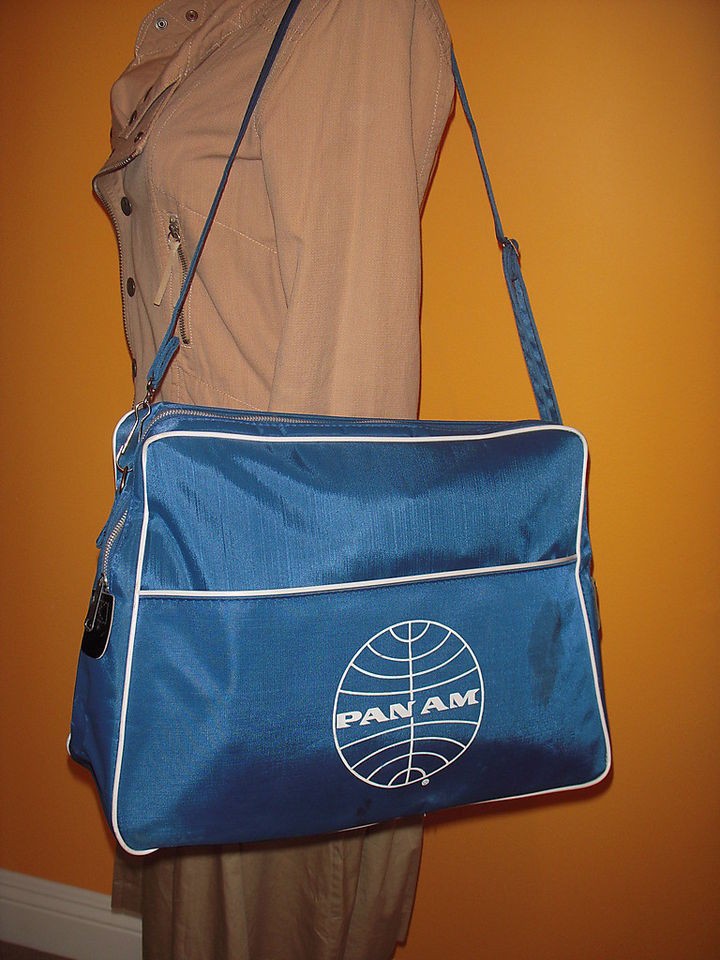 VINTAGE PAN AM TRAVEL BAG SHOULDER BAG