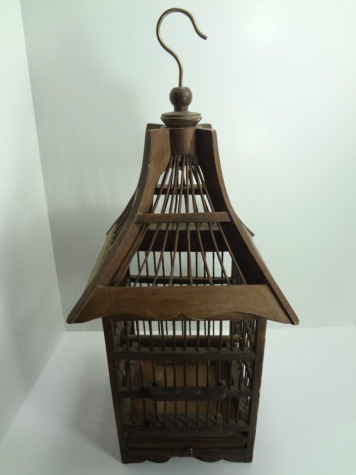 wooden bird cage in Pet Supplies