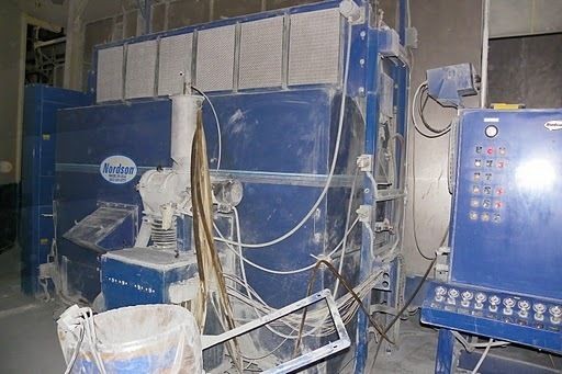   Automatic Paint Booth W/ 10 Nordson Automatic Powder Paint Guns