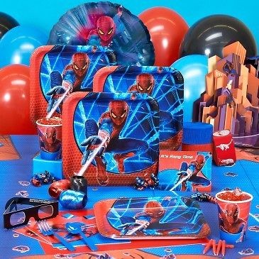 the AMAZING SPIDER MAN Birthday Party Supplies ~ Create Your Own Set 