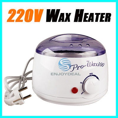 Portable Wax Paraffin Warmer Heater Hand Strip Waxing Pot with EU Plug