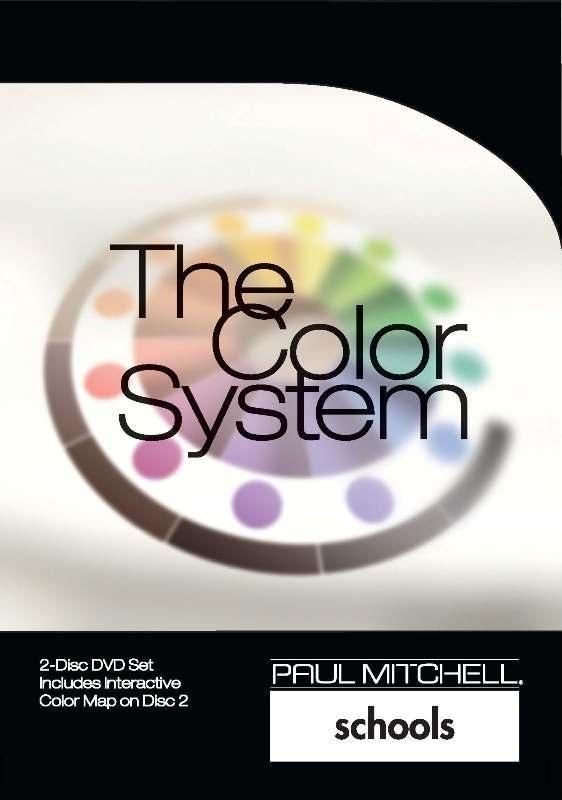 Paul Mitchell Schools The Color System 2 DVD Cosmetology Step by Step 