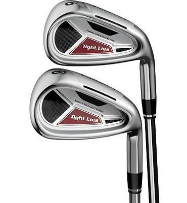 New* ADAMS TIGHT LIES TL 1208 4 PW,GW MENS IRON SET w/Steel Uniflex 