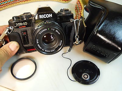 RICOH  kR   10 SUPER  35mm CAMERA & CASE 