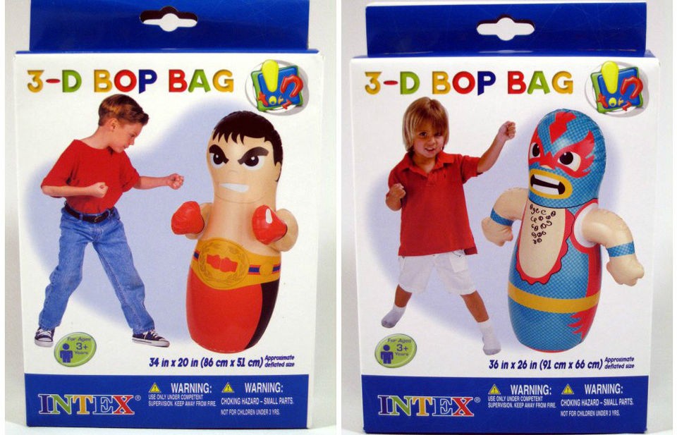 BOP BAG WRESTLER Boxing Punching Kids INFLATABLE Toys Blow Up 36 