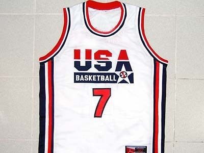 SHAWN KEMP TEAM USA JERSEY NEW WHITE ANY SIZE