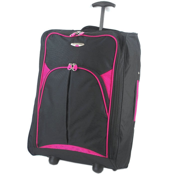 hot pink luggage