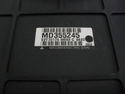 1999 MITSUBISHI GALANT 2.4L AT FED ECU ECM MD355245 PCM