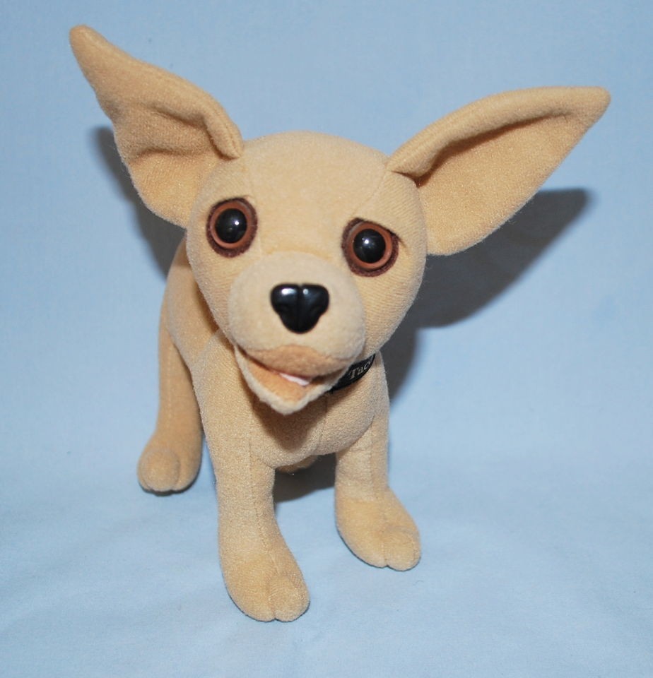 TALKING YO QUIERO TACO BELL DOG PLUSH ADVERTISING CHIHUAHUA APPLAUSE 