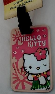 Cute Sanrio Hello Kitty Rubber Travelling Luggage Tag