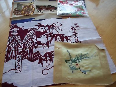 ORIENTAL ART PIECES, NEEDLEPOINT,CREWEL & FABRIC.CRAFTS.