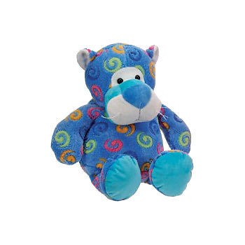   Plush   Color Swirls   TIGER (Sea Blue   18 inch)   Stuffed Animal