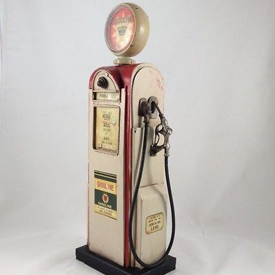 New Metal Vintage Gas Pump Bank Retro 50s Man Cave Office Decor