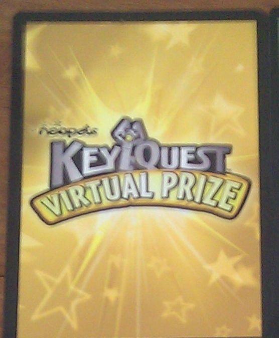 Neopets Unused Codes  1 Keyquest Code Card