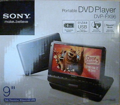 Sony DVP FX980 Portable DVD Player 9 LCD Widescreen   USED GOOD