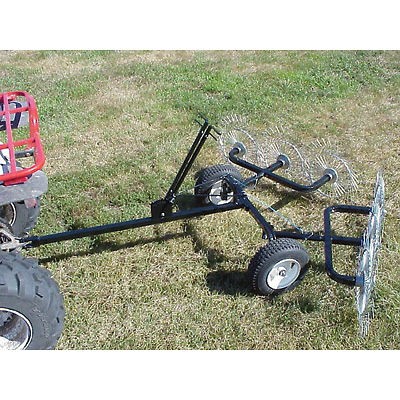 Yard Tuff Acreage Rake Dethatcher 60i​n Path 6 Tine Reels #ACR 500T