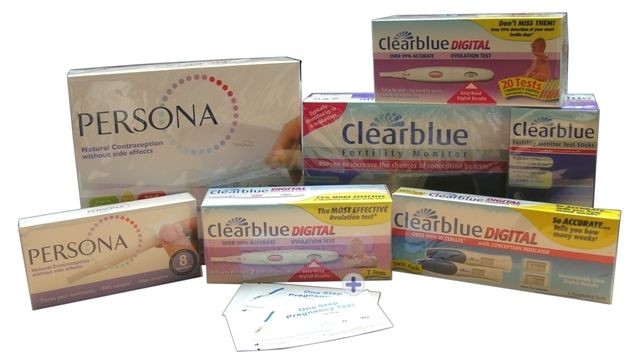 CLEARBLUE PERSONA TESTS   OVULATION PREGNANCY FERTILITY