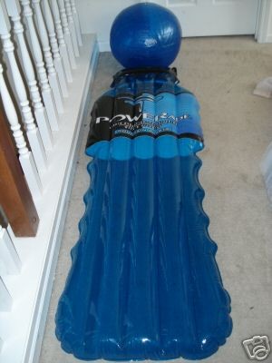 POWERADE COLLECTIBLE BOTTLE SHAPED POOL RAFT,BALL,PIN,​&