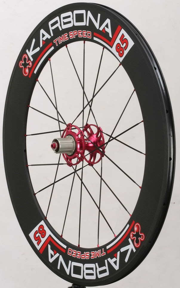 KARBONAS CARBON TIME SPEED WHEELSET TUBULAR HUB TIME TRIAL NEW