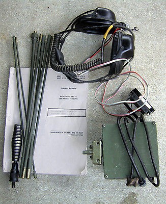 AN/PRC 70 MILITARY RADIO ACCESSORIES PRC 70