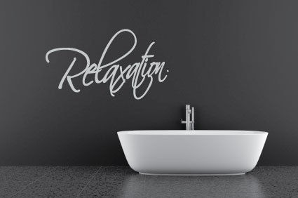 LARGE RELAXATION BATHROOM WALL BATH PANEL DECORATIVE IDEA WALL 