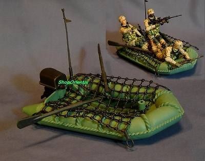 SPECIAL OPS 118 Action Figure Soldier SEAL SAS RUBBER SPEED BOAT RAFT 