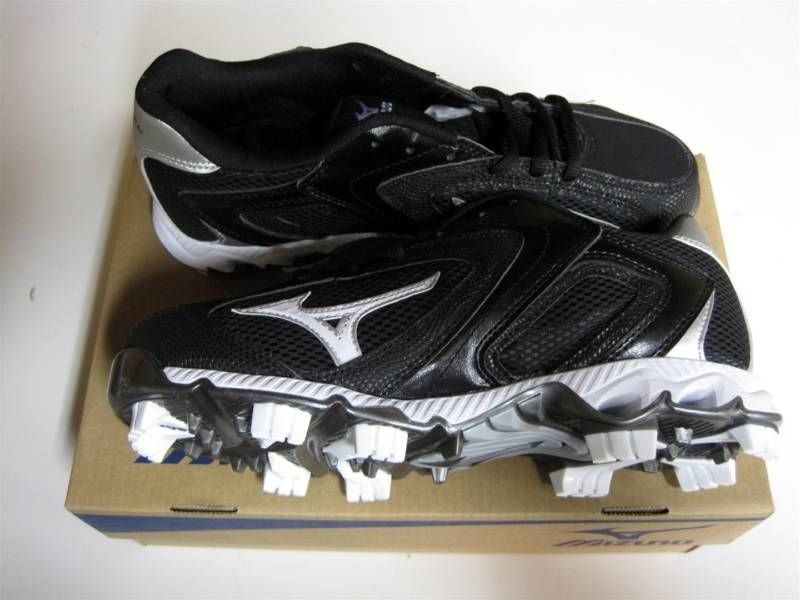 Mizuno 9 Spike Blaze Elite Low Black Baseball Cleats