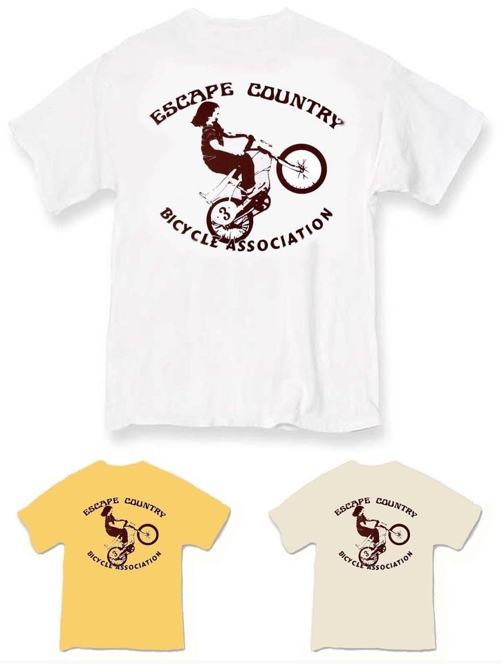   COUNTRY BICYCLE ASSOCIATION T SHIRT Old School BMX Schwinn vintage MX