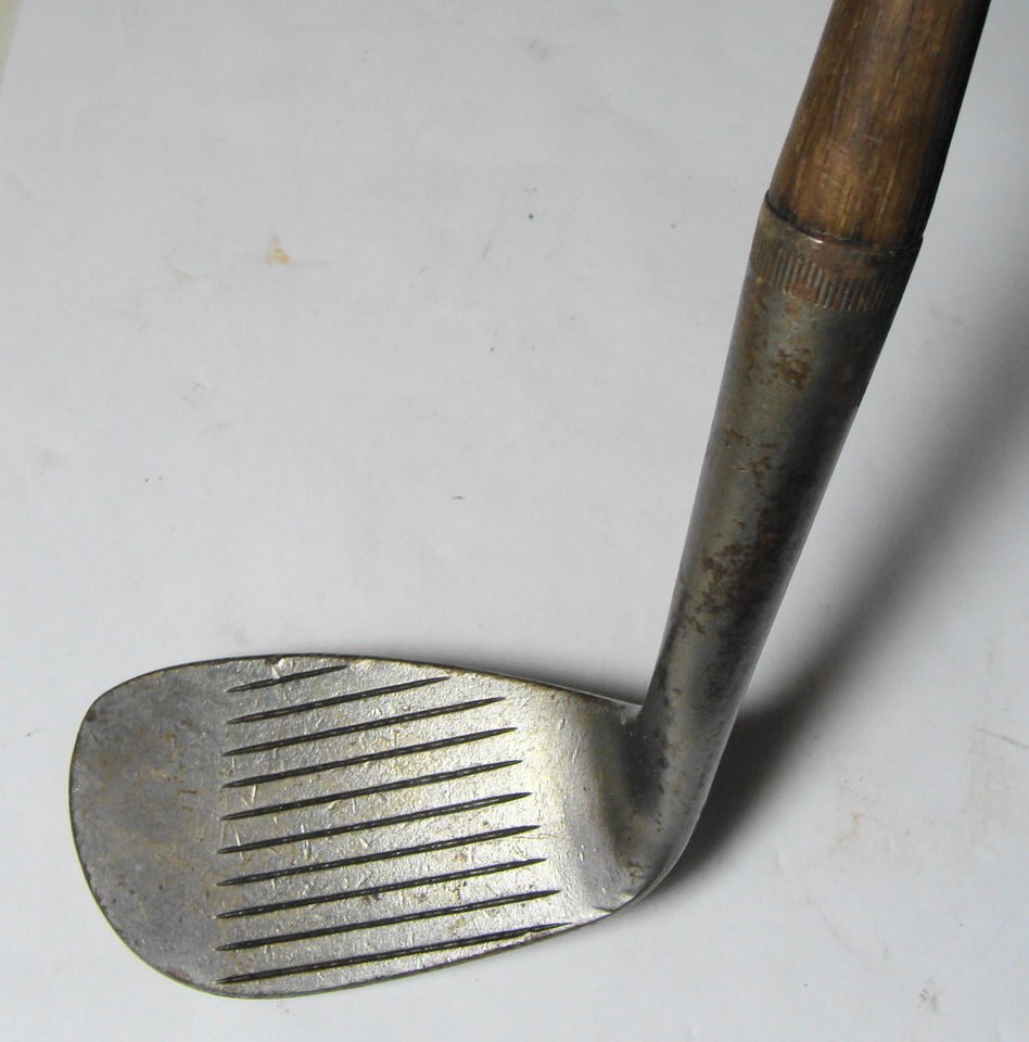 SPALDING KRO FLITE #17 HICKORY WOOD SHAFT GOLF CLUB ANTIQUE