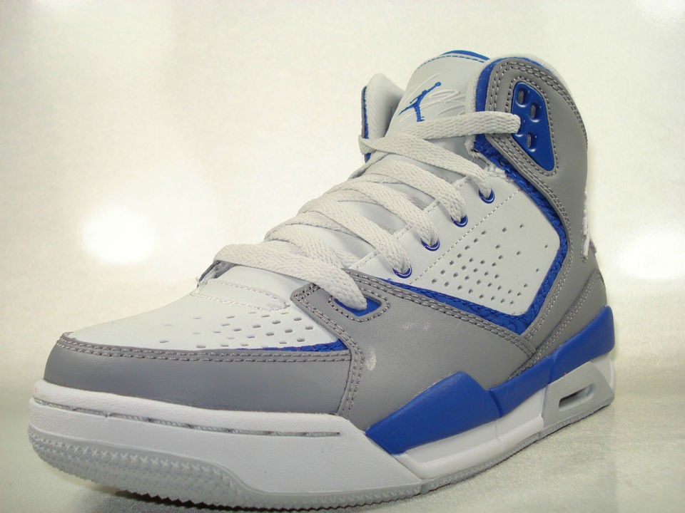 Air Jordan SC 2 GS (Stealth Grey/ White  Blue) 454088 007 Boys Size