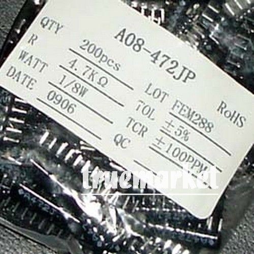 20 PCS 4.7K Ohm 7 Commoned Resistor Network Array 8 PIN