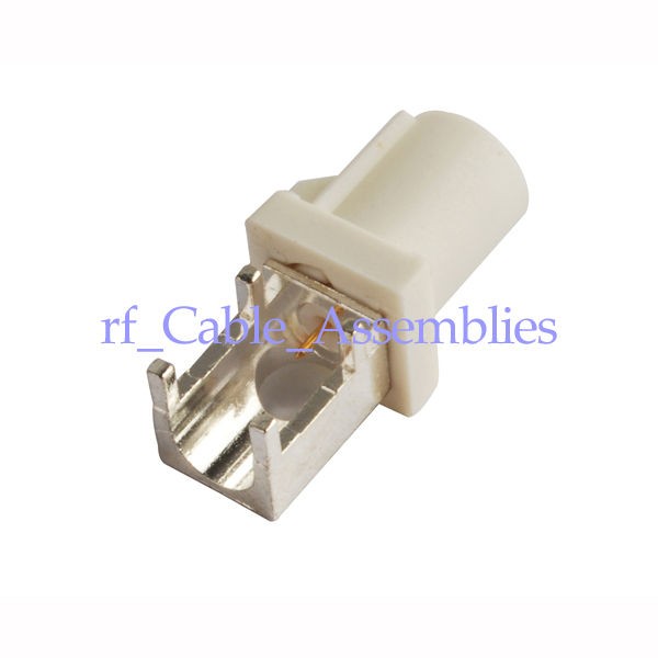 Fakra Plug End Launch PCB mount Right angle connector