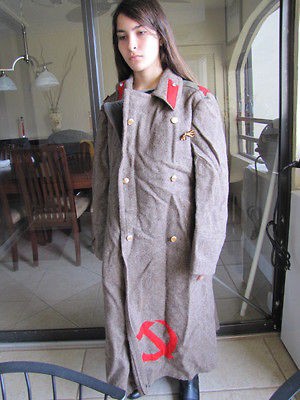 RUSSIAN ARMY COAT NEW ORIGINAL USSR SOLDIER WINTER OVERCOAT COAT