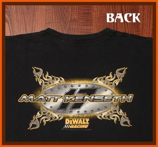 SHIRT SALE Auto Racing Matt Kenseth Dewalt Nascar T Shirt XXL