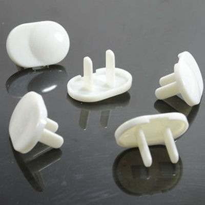   72 PCS Electric 2 Plug Outlet Cover Baby Childs Safety Covers White