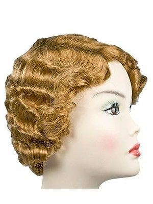 New Gatsby Mae West 1920s Flapper Lacey Costume Wig