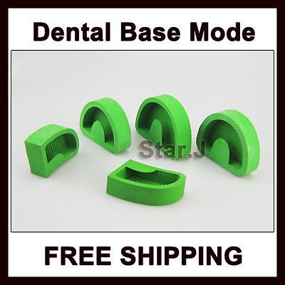 New Dental Lab Plaster Model Base Molds 5 pcs   