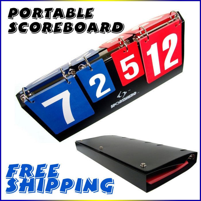    Purpose Sports Flip Scoreboard   7 set, 30 score   PVC file style