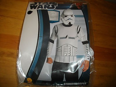 HALLOWEEN COSTUME NEW MANS STAR WARS STORM TROOPER LARGE (36 38)