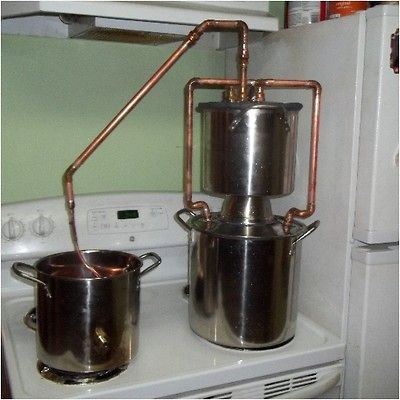   Stainless Steel & copper Moonshine Still  Stove top Moonshine still