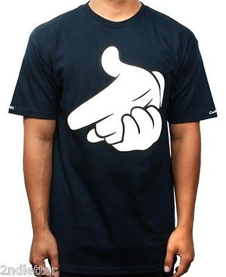 XL Crooks and Castles Navy Blue Air Guns T shirt New In Bag