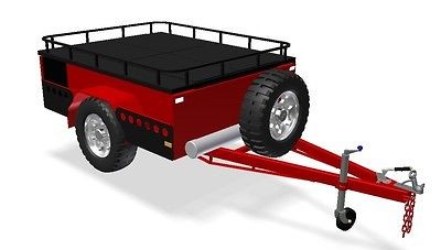 OFF ROAD Camper Trailer PLANS   Trailer Design  3 Sizes