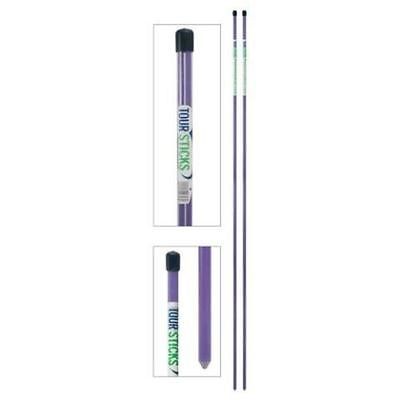 New Tour Sticks Golf Alignment Training Aid   Purple